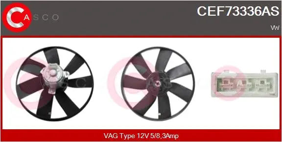 Fan, engine cooling (CEF73336AS)