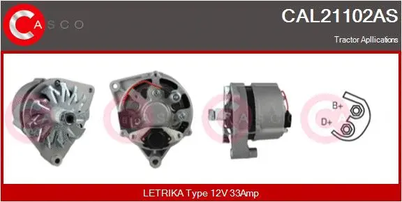 Alternator (CAL21102AS)