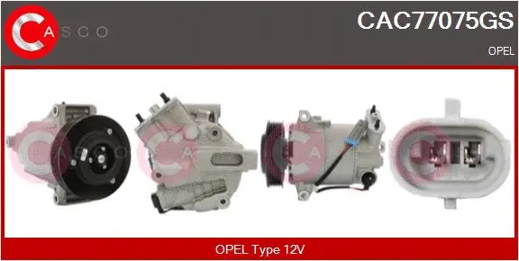 Compressor, air conditioning (CAC77075GS)
