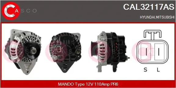 Alternator (CAL32117AS)