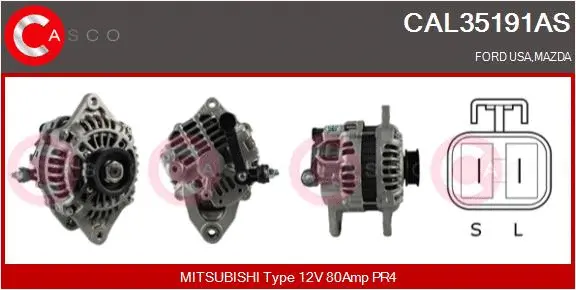 Alternator (CAL35191AS)