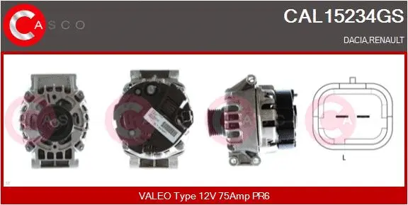 Alternator (CAL15234GS)