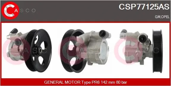 Hydraulic Pump, steering (CSP77125AS)