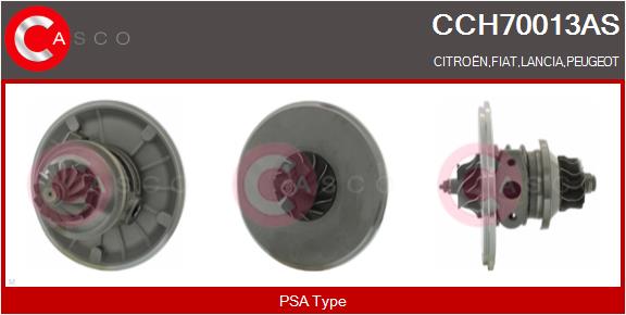 Core assembly, turbocharger (CCH70013AS)