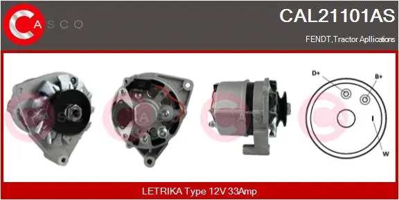 Alternator (CAL21101AS)