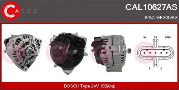 Alternator (CAL10627AS)