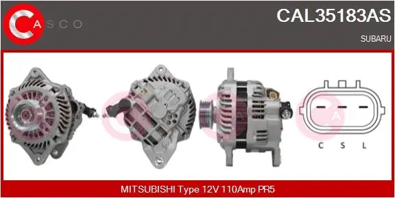 Alternator (CAL35183AS)