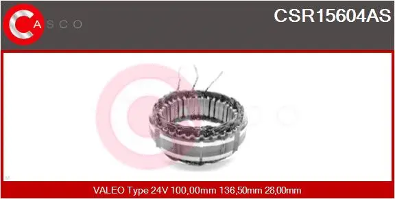 Stator, alternator (CSR15604AS)