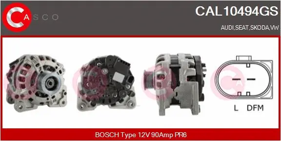 Alternator (CAL10494GS)