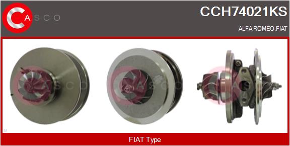 Core assembly, turbocharger (CCH74021KS)