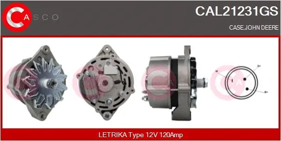 Alternator (CAL21231GS)