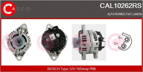 Alternator (CAL10262RS)