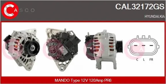 Alternator (CAL32172GS)