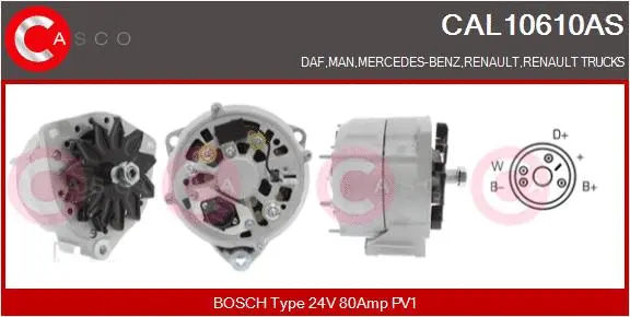 Alternator (CAL10610AS)