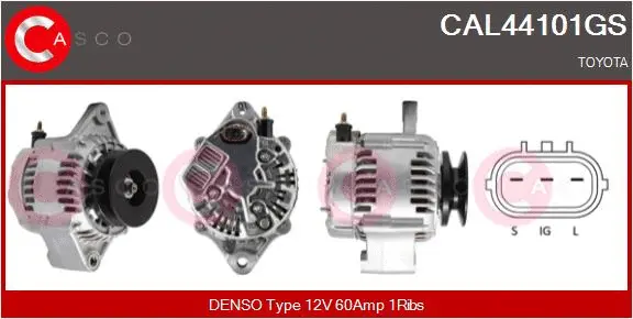 Alternator (CAL44101GS)