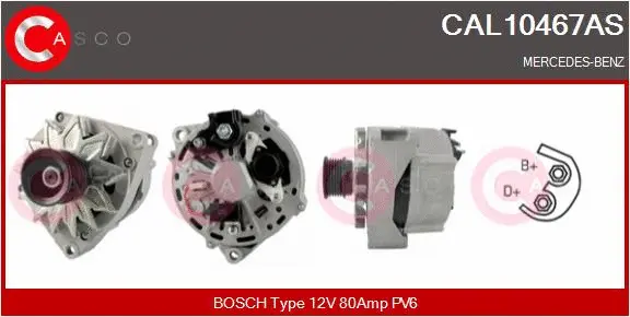 Alternator (CAL10467AS)
