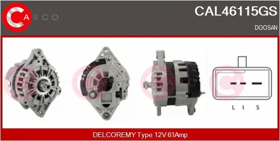 Alternator (CAL46115GS)
