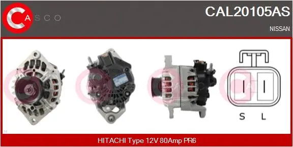 Alternator (CAL20105AS)