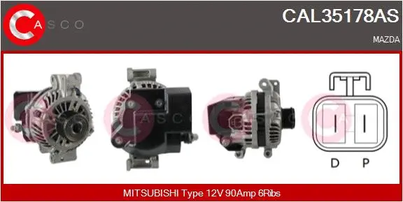 Alternator (CAL35178AS)