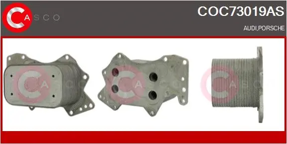 Oil Cooler, engine oil (COC73019AS)