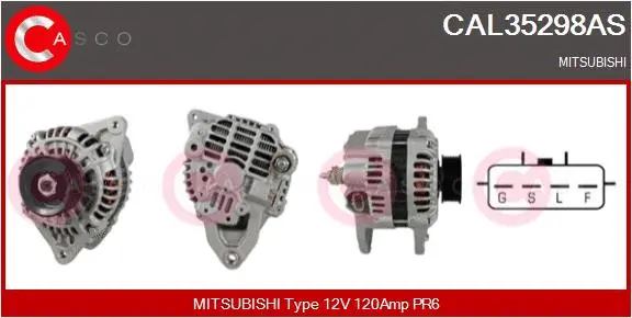 Alternator (CAL35298AS)