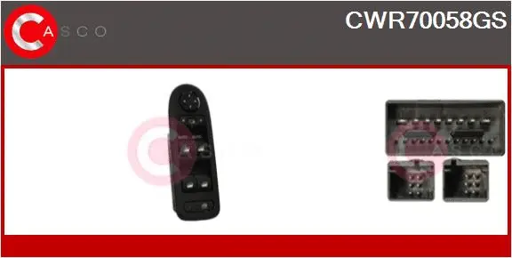 Switch, window regulator (CWR70058GS)