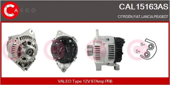 Alternator (CAL15163AS)