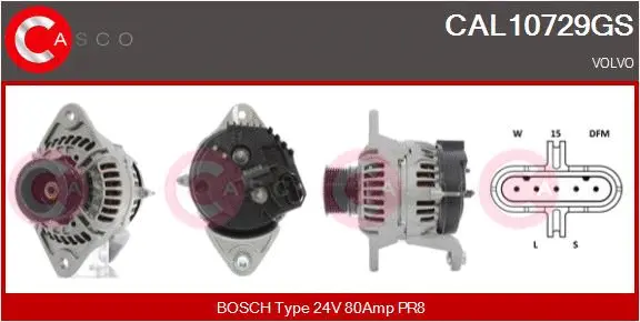 Alternator (CAL10729GS)