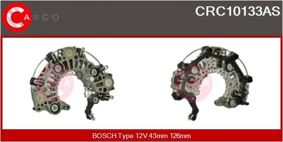 Rectifier, alternator (CRC10133AS)