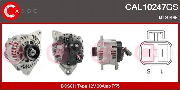 Alternator (CAL10247GS)