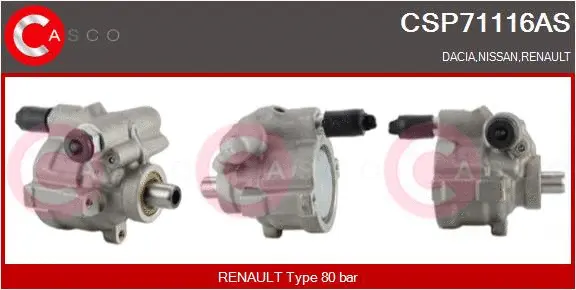 Hydraulic Pump, steering (CSP71116AS)