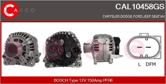 Alternator (CAL10458GS)