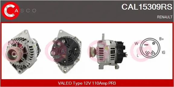 Alternator (CAL15309RS)