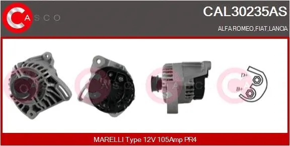 Alternator (CAL30235AS)
