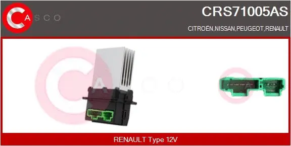 Resistor, interior blower (CRS71005AS)