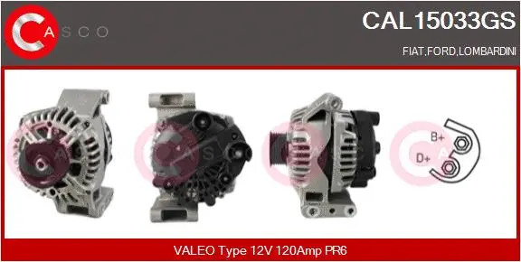 Alternator (CAL15033GS)