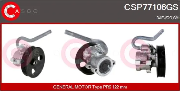 Hydraulic Pump, steering (CSP77106GS)