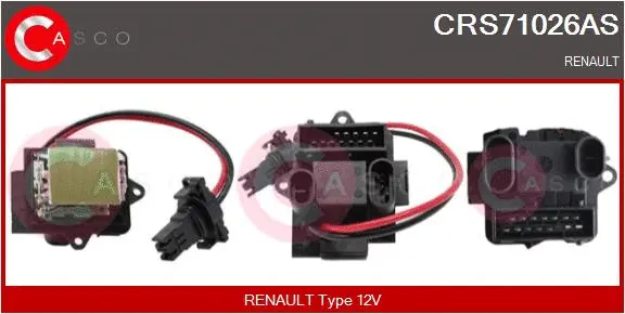 Resistor, interior blower (CRS71026AS)
