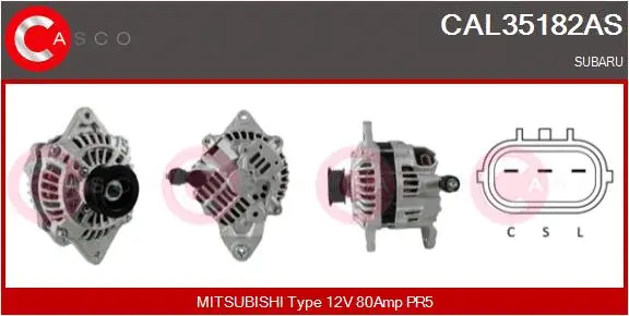 Alternator (CAL35182AS)