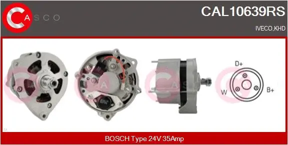 Alternator (CAL10639RS)
