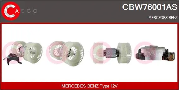 Interior Blower (CBW76001AS)