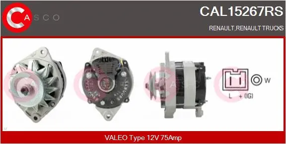 Alternator (CAL15267RS)