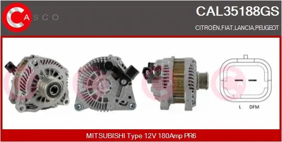 Alternator (CAL35188GS)