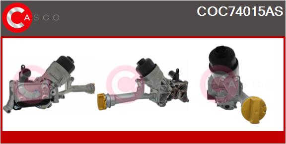 Oil Cooler, engine oil (COC74015AS)