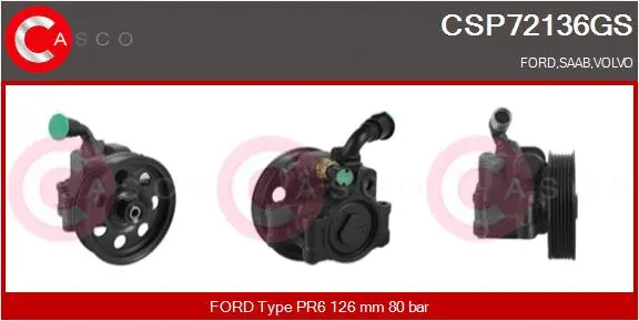 Hydraulic Pump, steering (CSP72136GS)