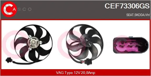 Fan, engine cooling (CEF73306GS)