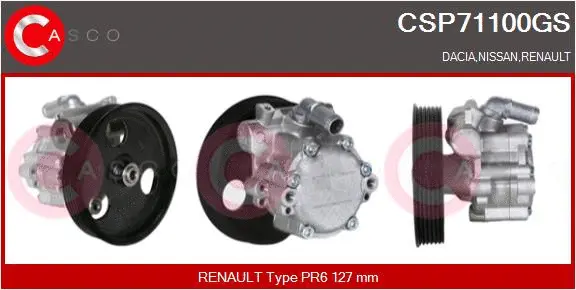 Hydraulic Pump, steering (CSP71100GS)