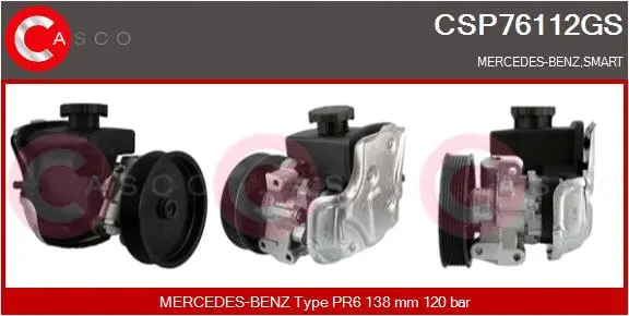Hydraulic Pump, steering (CSP76112GS)