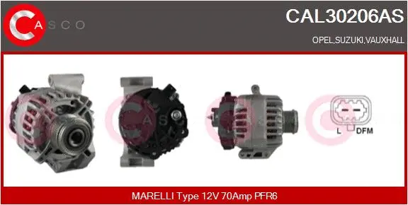 Alternator (CAL30206AS)