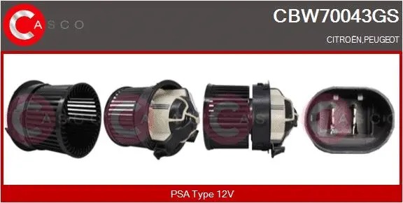 Interior Blower (CBW70043GS)